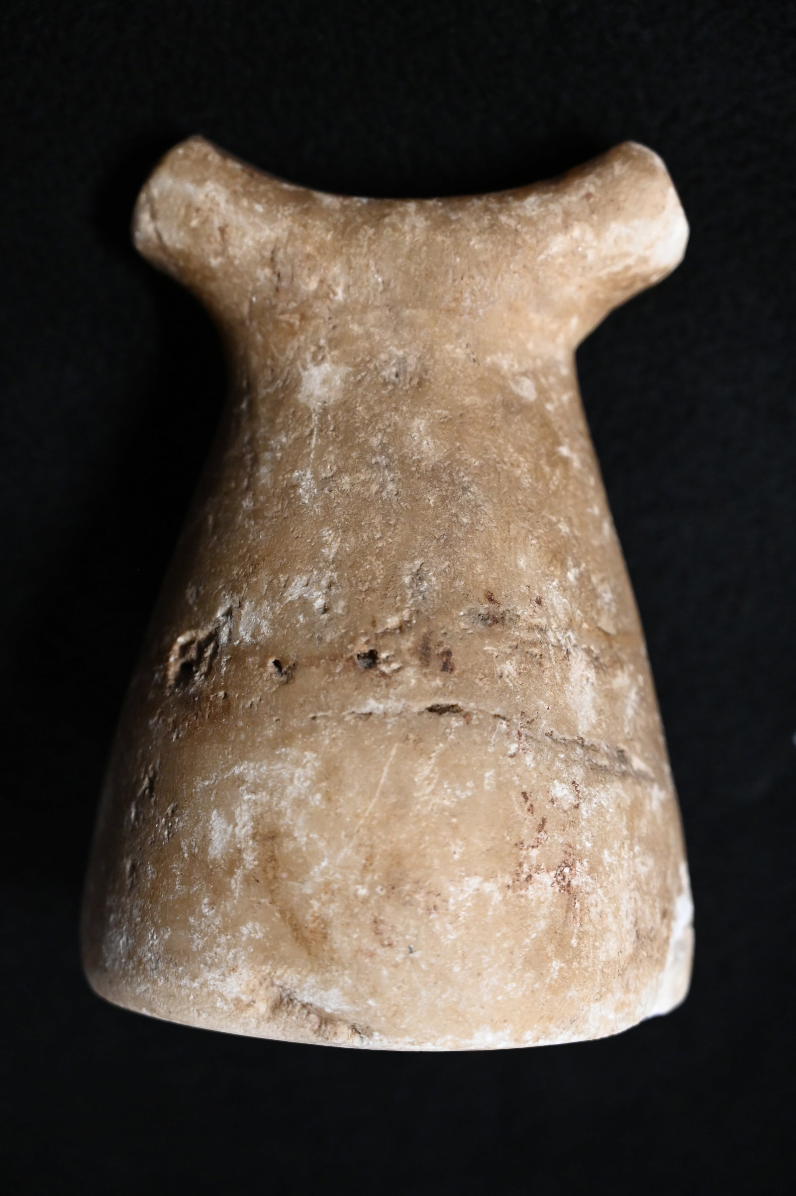 Micronesian Fossilized Coral Pounder T Handle Form 19th Century or Earlier (1 of 9)