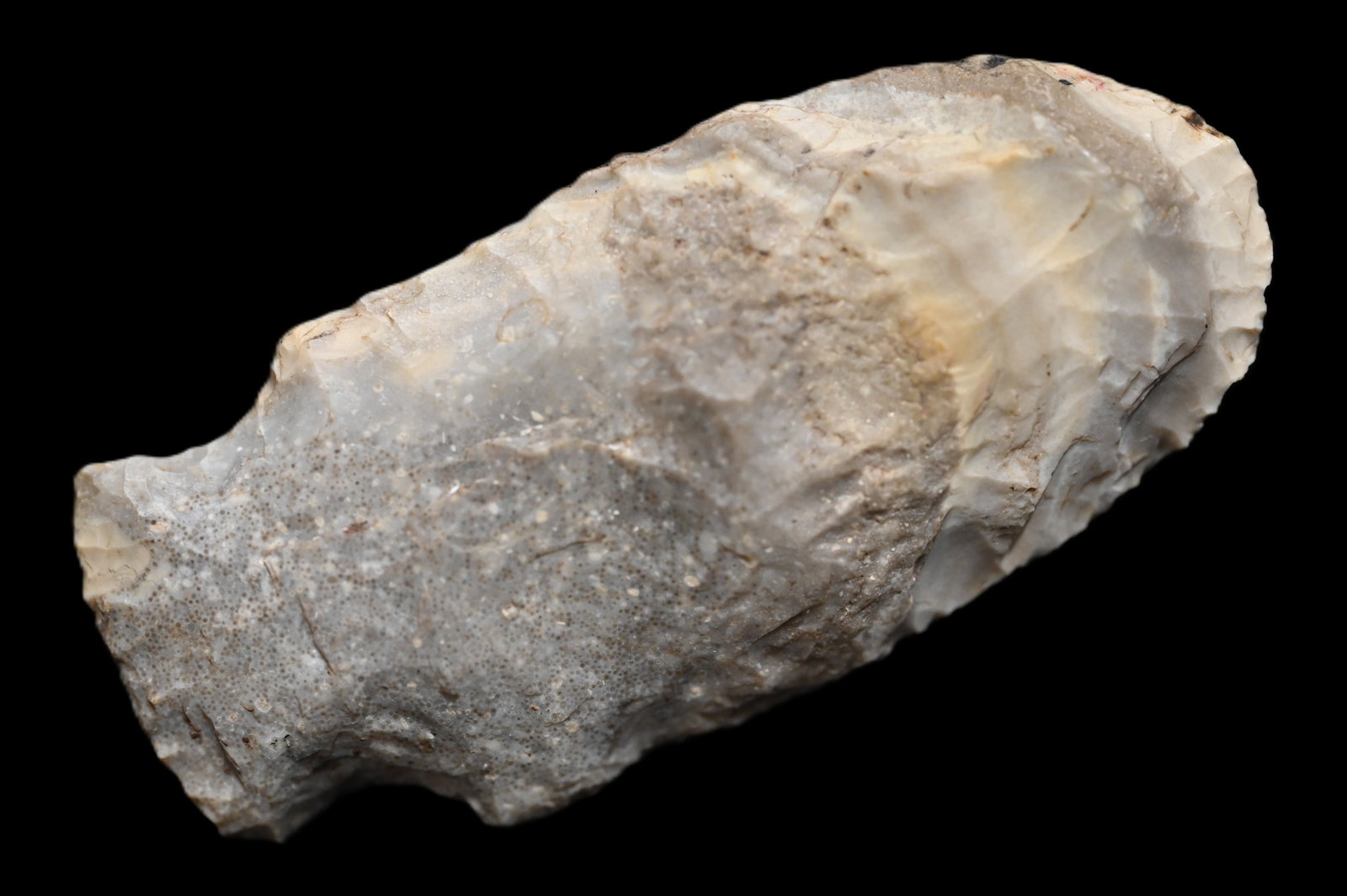 2 13/16" Hopewell Hafted Scraper Ex: Walt McIntyre Collection. (1 of 5)