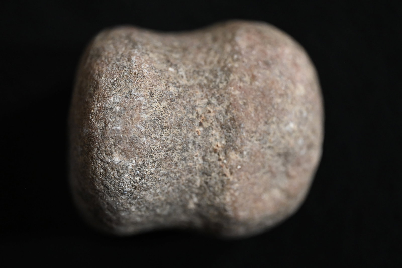 3/4 Groove 2 1/4" Granite War Club Found in Northern Ohio Ex: John Bennett Collection. (1 of 7)