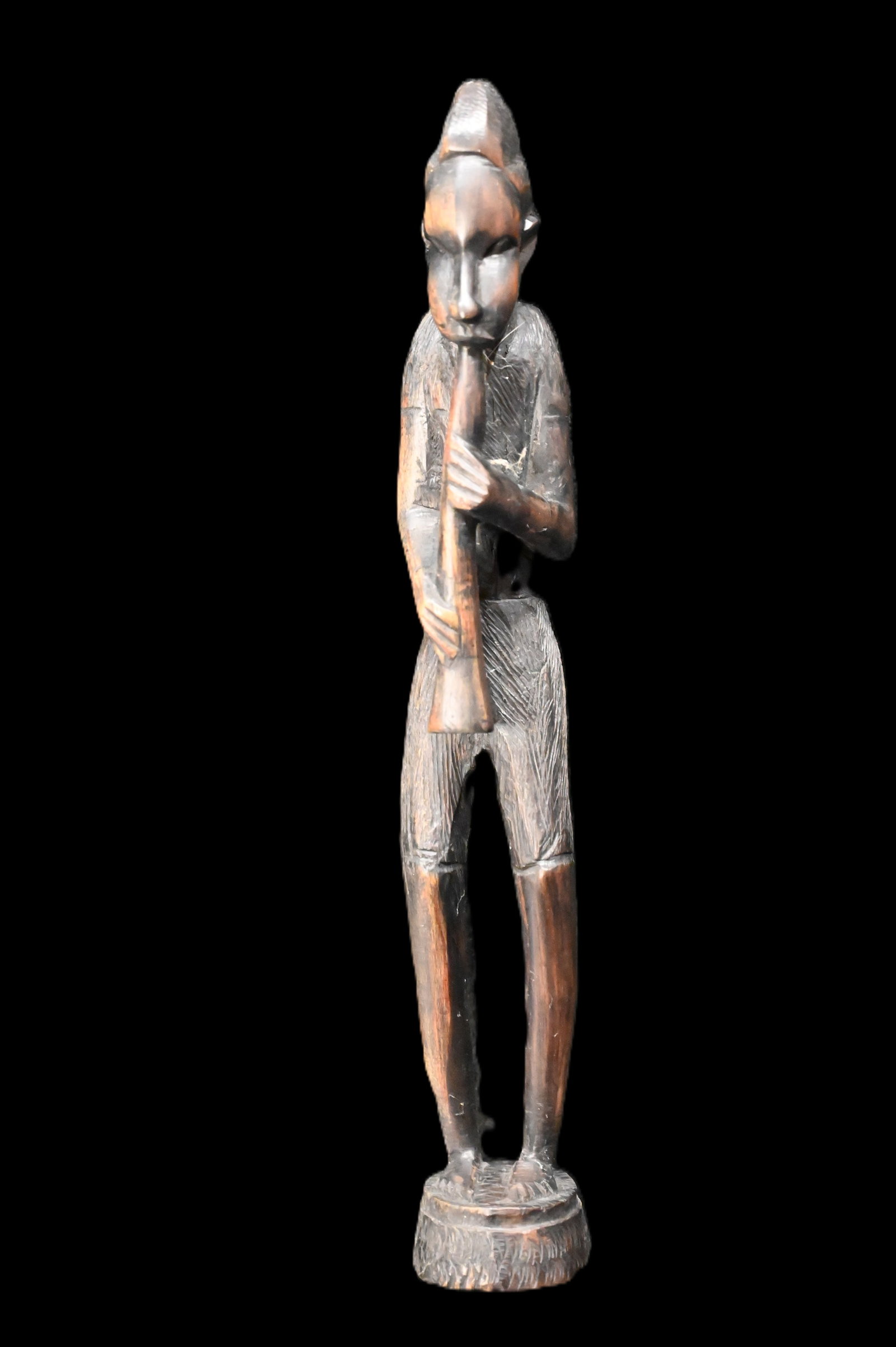Makonde Tribe African Wood 14 1/8" Carving. (1 of 9)