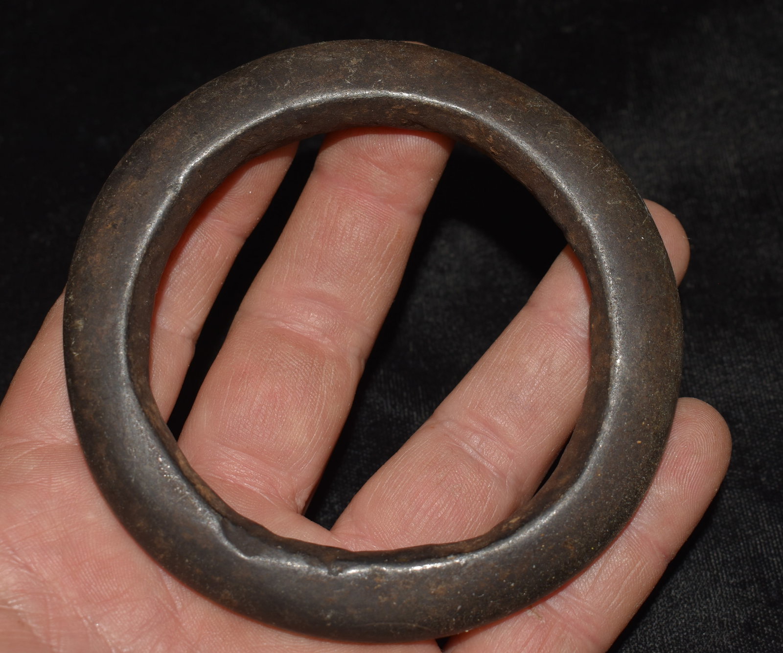Neolithic African Granite Stone Bracelet or Disc - 700-1700 BCE (1 of 7)