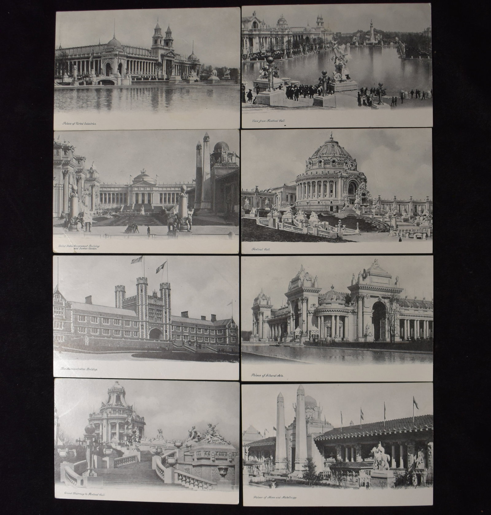 Lot of 8 St. Louis World’s Fair Architecture Postcards (1 of 6)