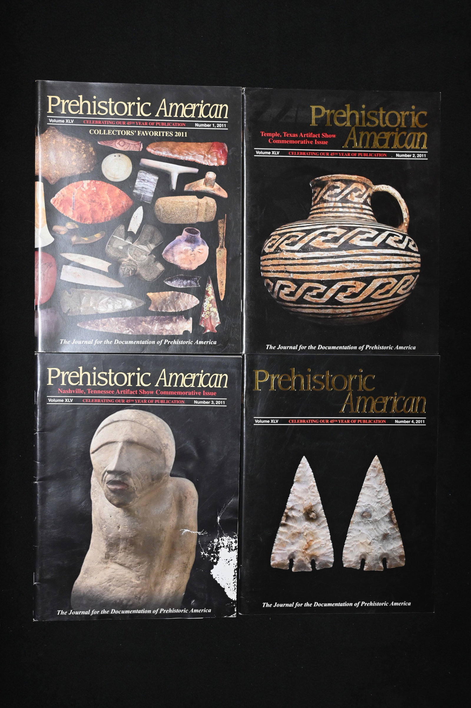 Prehistoric American 2011 Complete Year Set of 4 Volume 45 in great condition. (1 of 4)