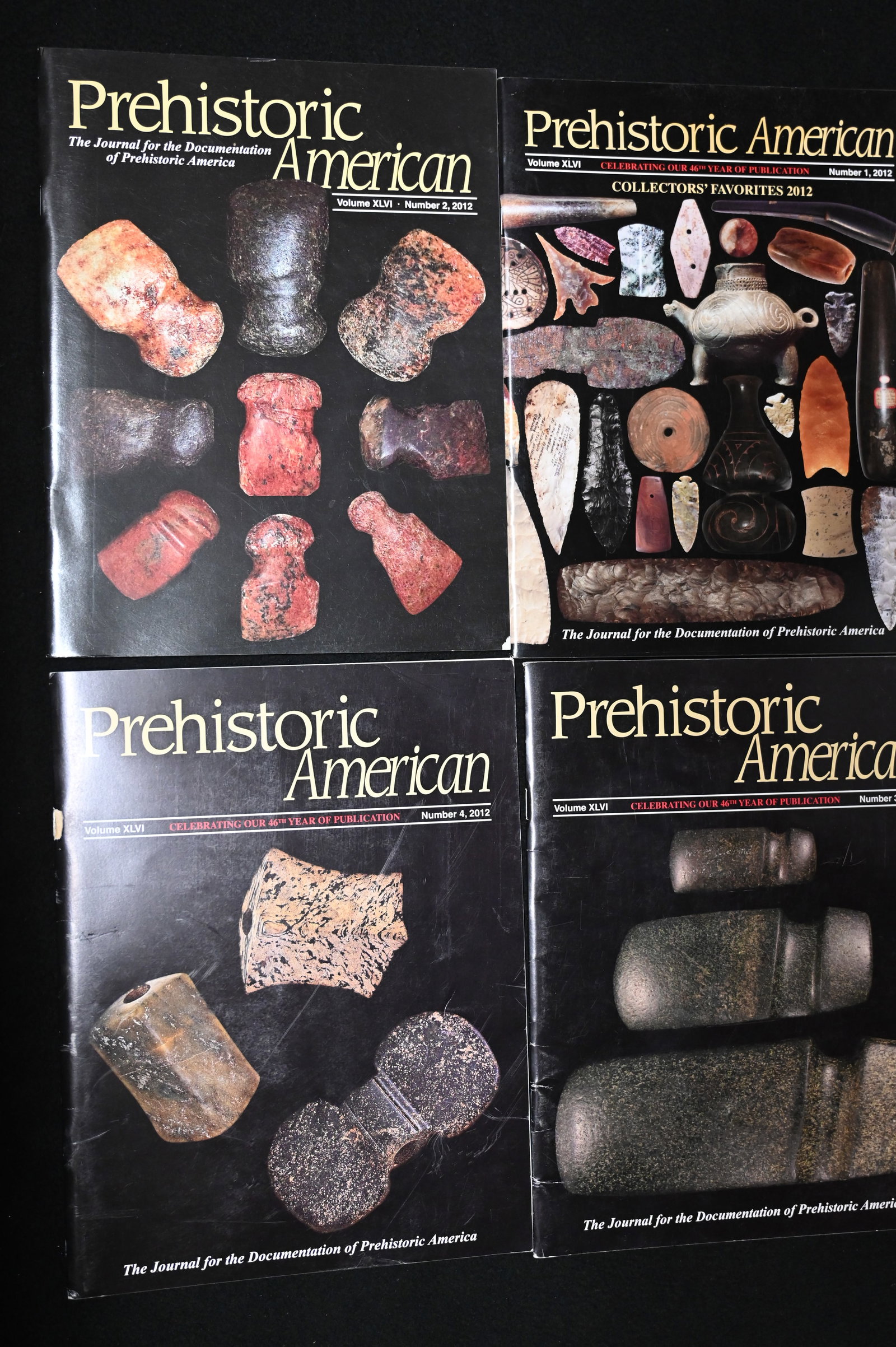 Prehistoric American 2012 Complete Year Set of 4 Volume 46 in great condition. (1 of 4)