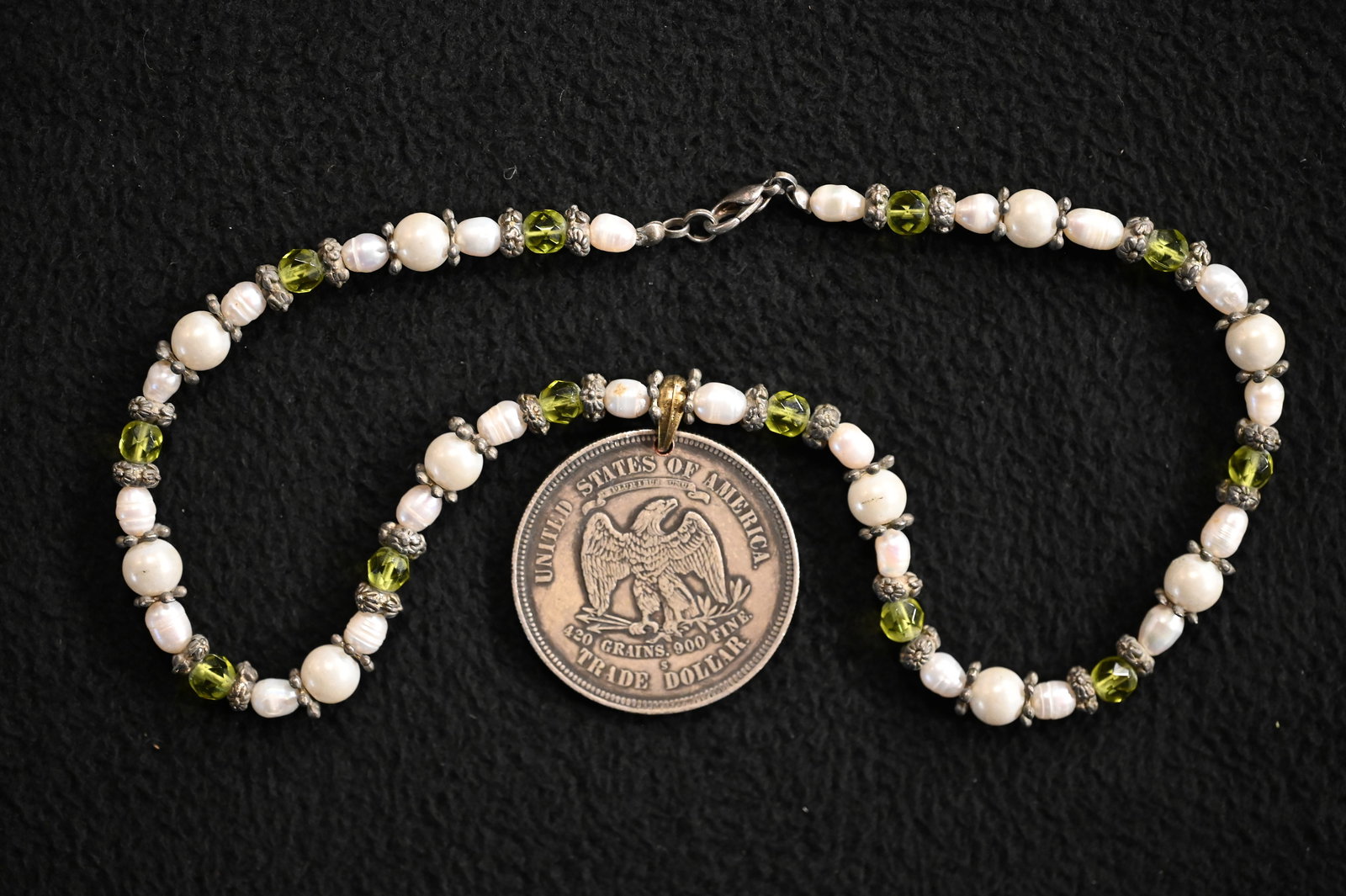 1873 Trade Dollar Necklace "Re-Strike": 1873 Trade Dollar Necklace "Re-Strike"