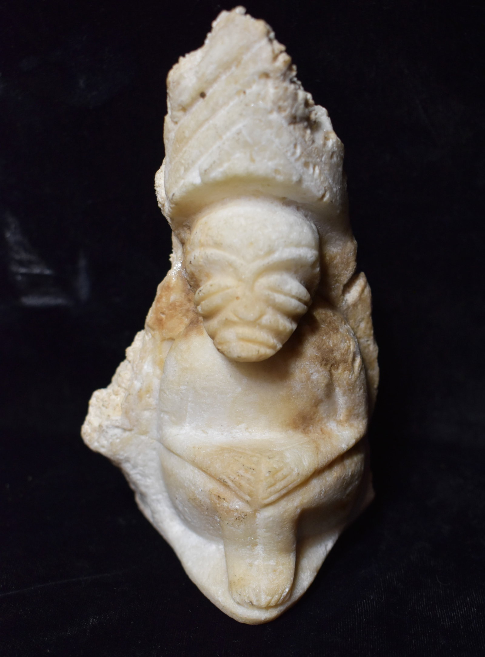 Mid 20th Century Hand Carved Stone Guardian Figure (1 of 6)