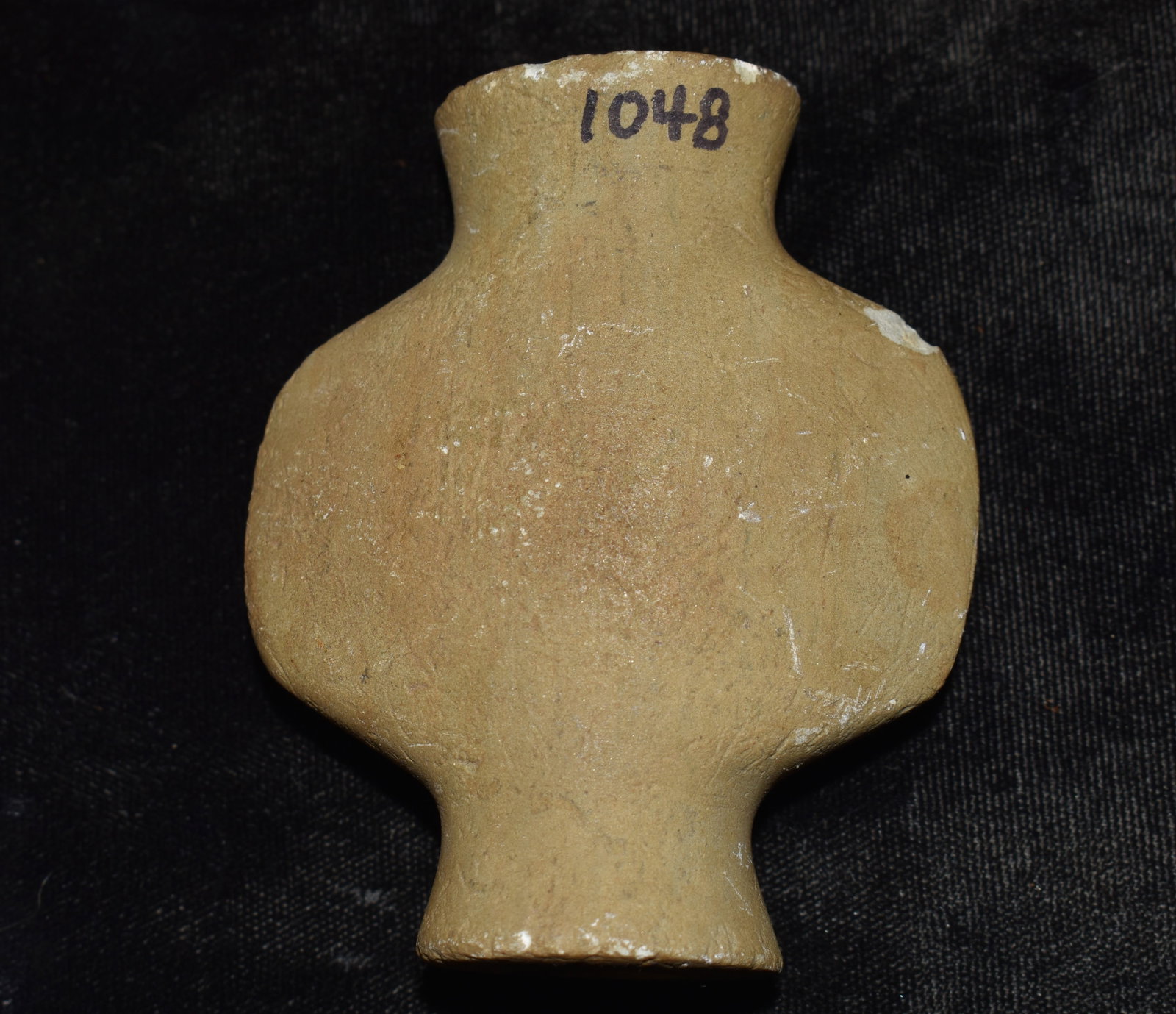 Modern Limestone Hourglass Bannerstone (1 of 8)