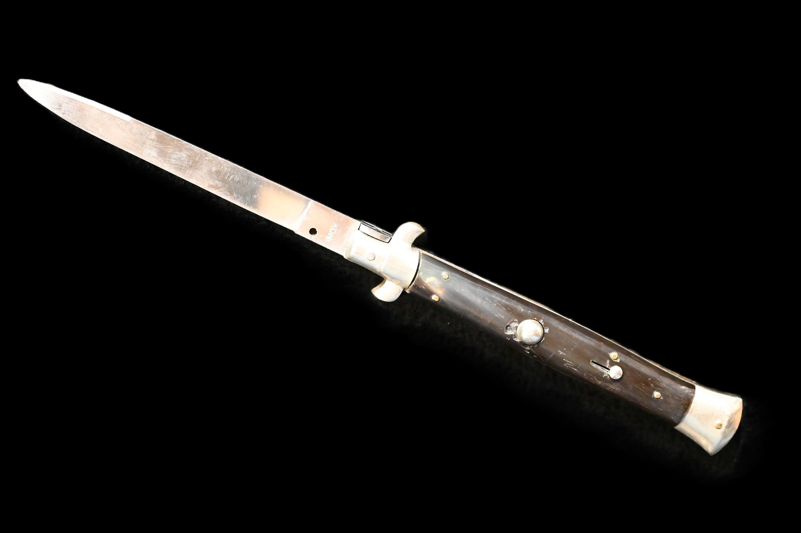 Inox Switchblade Knife 4 7/8" blade. (1 of 8)