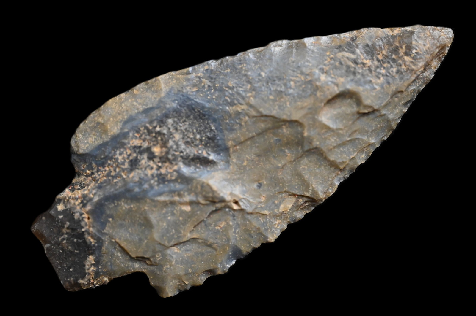 4 1/4" Adena Found in Illinois Ex: Dean Downing Collection. (1 of 5)