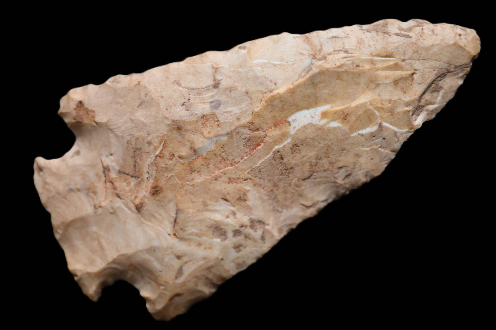 3 1/2" Hopewell Arrowhead Found in Indiana Ex: Phillip Potter Collection. (1 of 5)