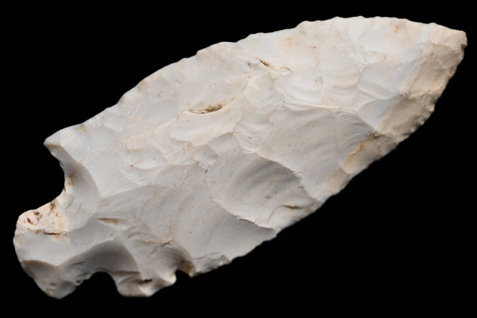 4 1/2" Etley Arrowhead Found in Boone Co. Missouri Ex: Von Hilliard Collection. (1 of 5)