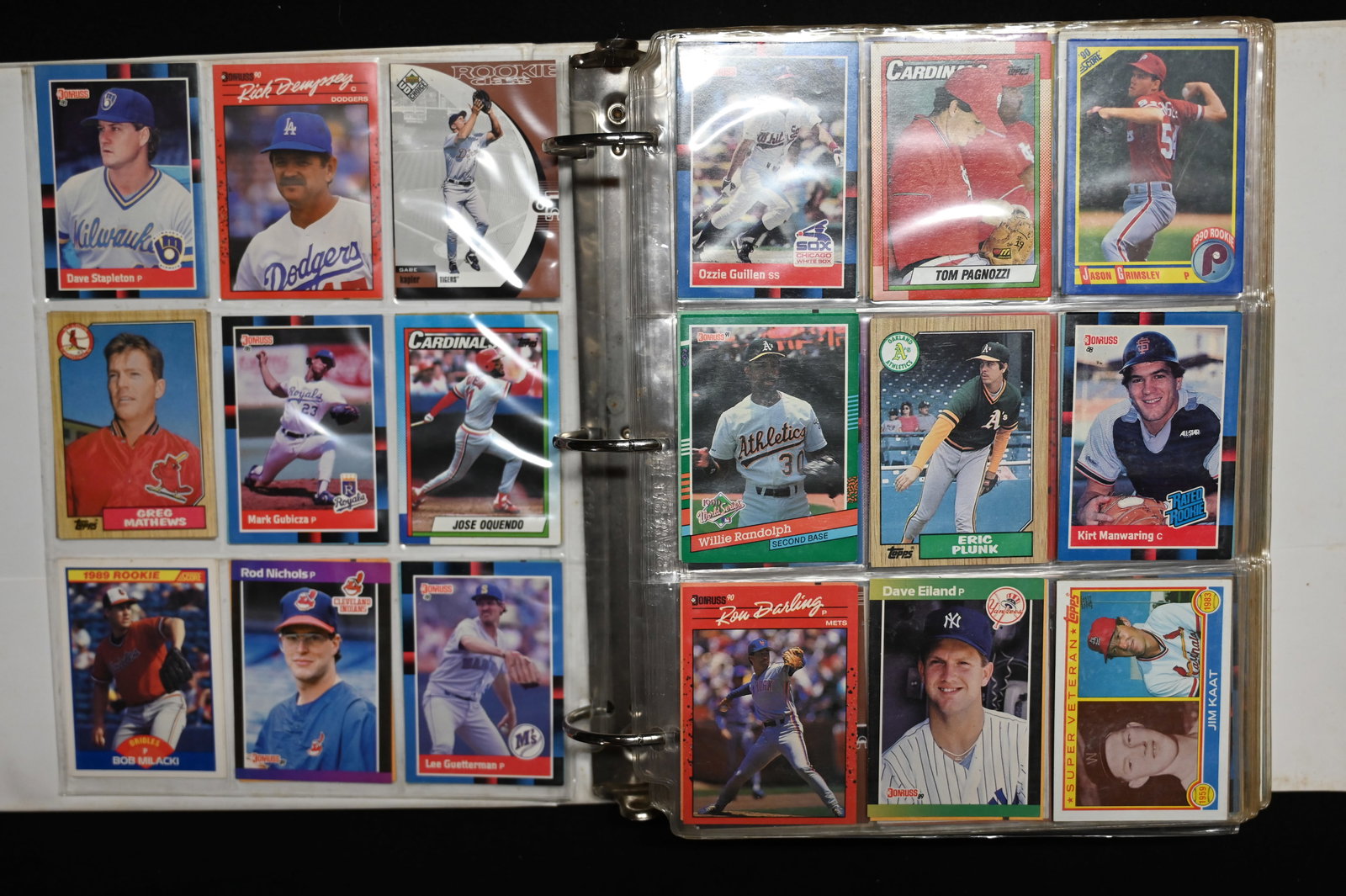 1980's Baseball Card Album with Approx. 45 Pages. (1 of 7)