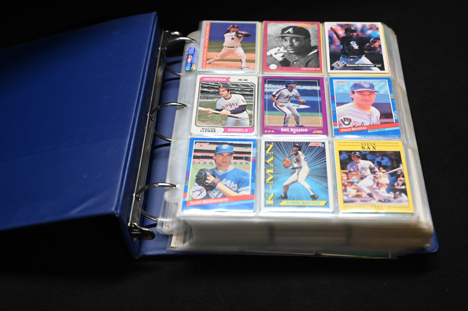 1980's-90's Baseball Card Album with Approx. 45 pages. (1 of 6)