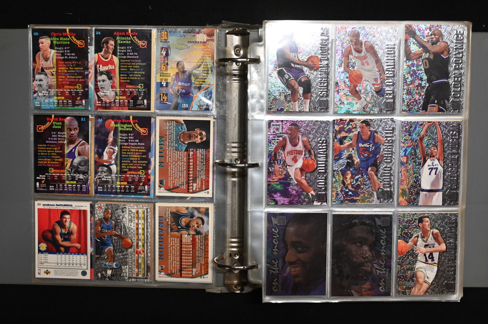 1990's Basketball Card Album with Approx. 80 pages. (1 of 5)