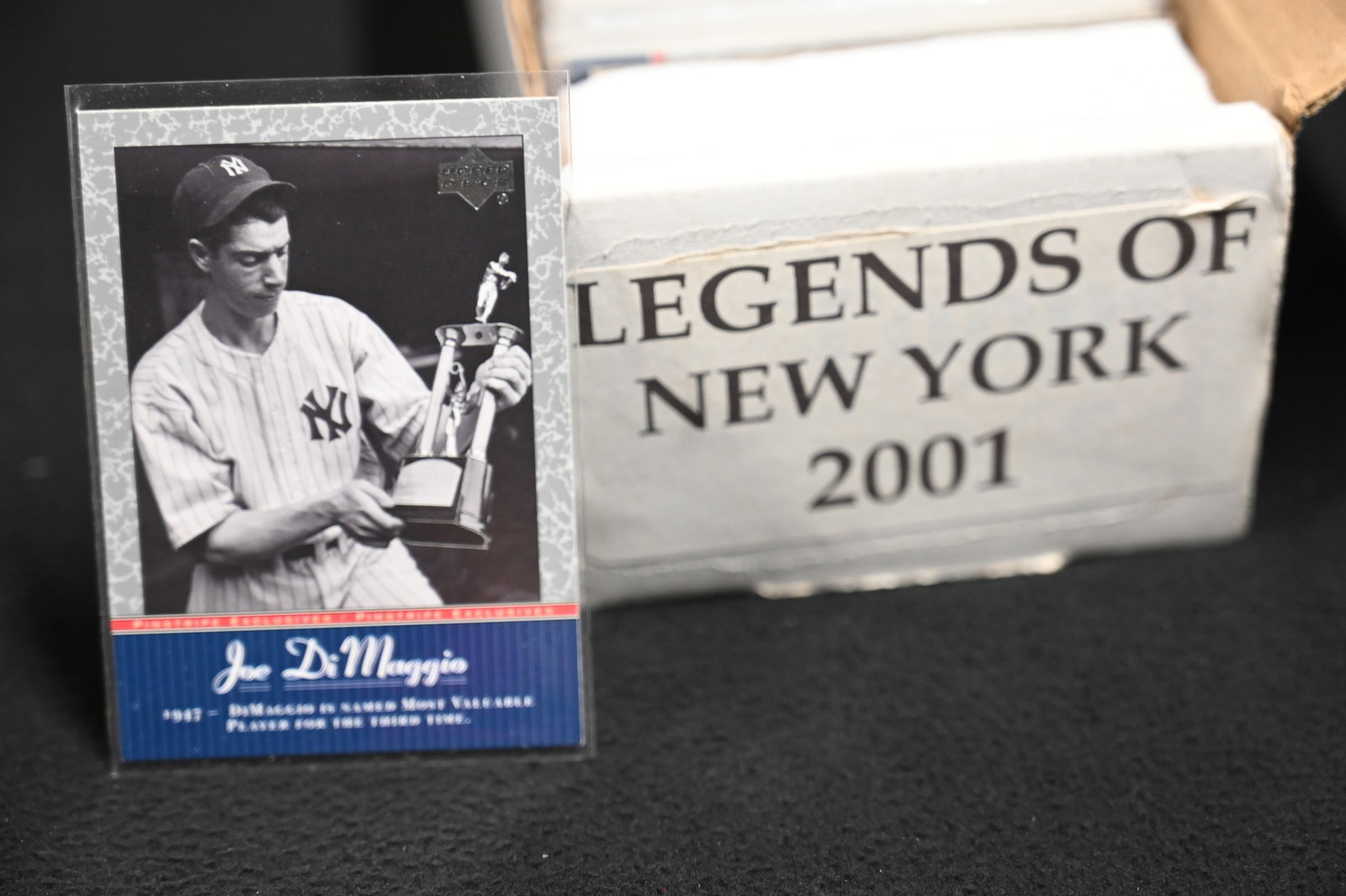 2001 Upper Deck Legends of New York Card Set of Approx. 500 Cards. The set appears to be complete (1 of 5)