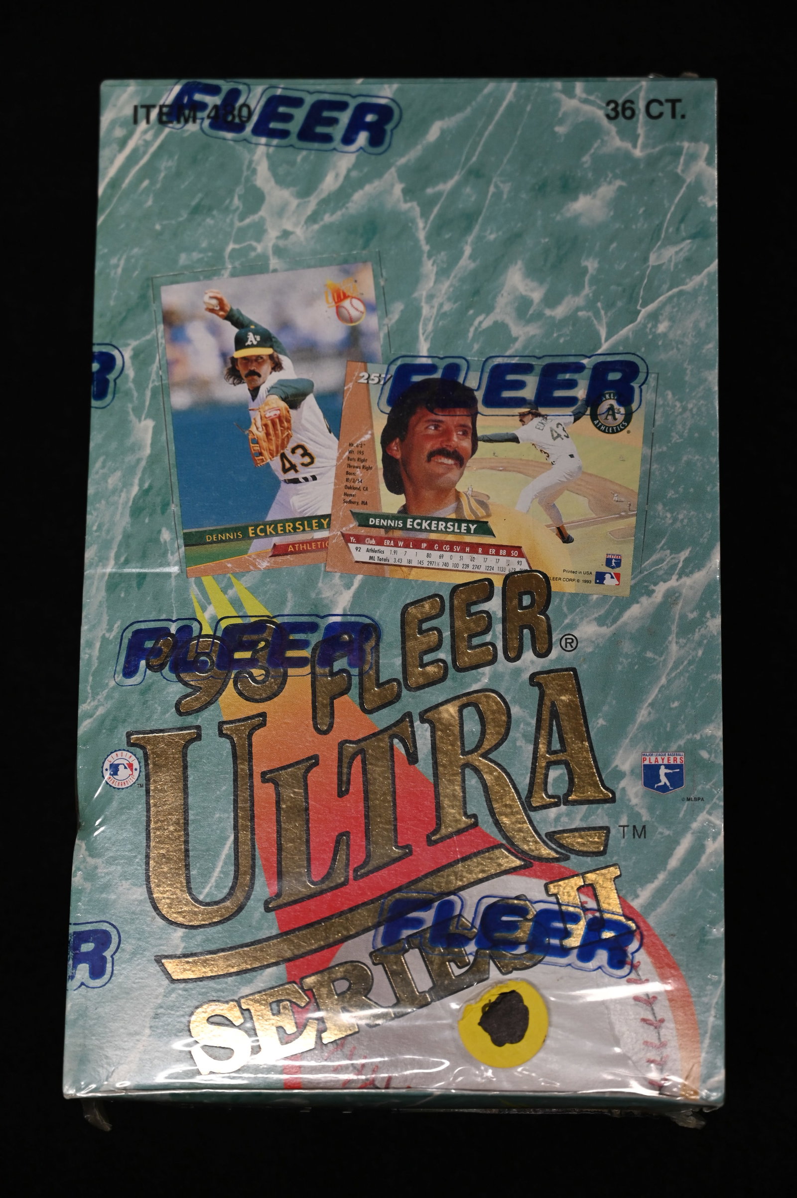 1993 Fleer Ultra Baseball Factory Sealed Box of Packs. (1 of 4)