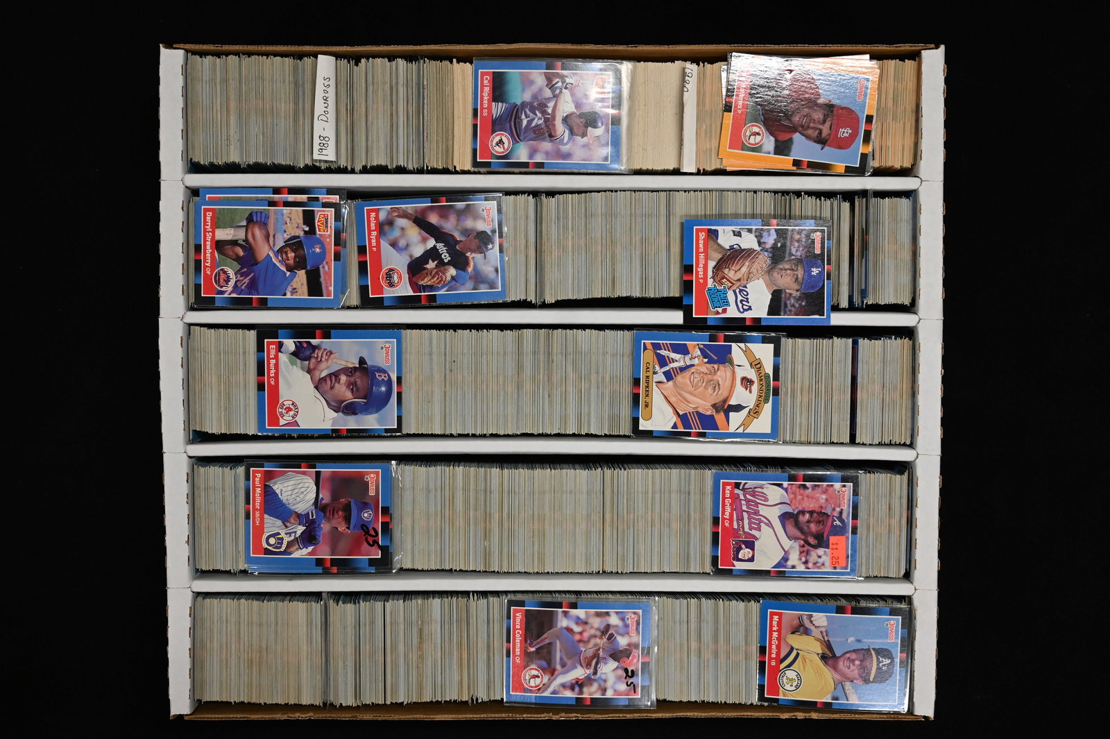 Approx. 5000 Baseball Cards 1988 Donruss with a few others mixed in. (1 of 5)