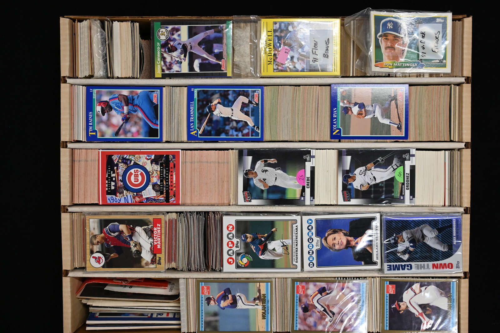 Approx. 5000 Baseball Cards 1980's-1990's. (1 of 6)