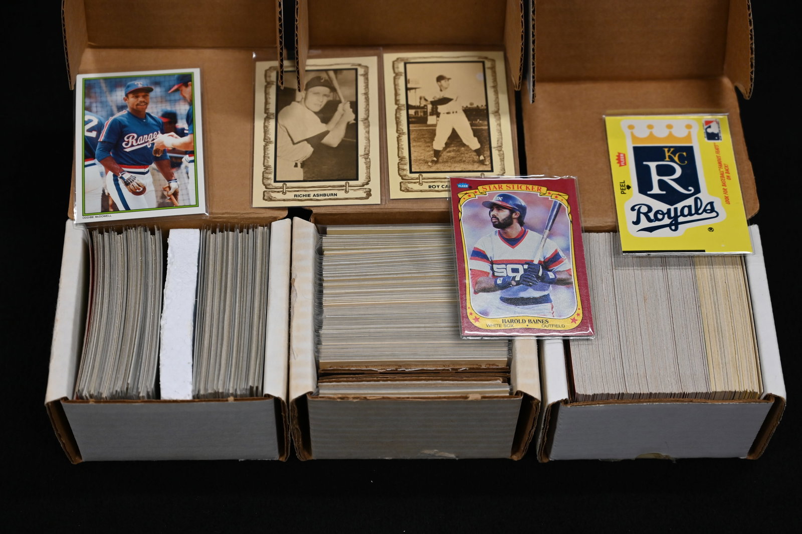 1980-1983 Cramer Sports Baseball Legends, 1986 Fleer Star Stickers & Famous Feats, Topps 1986 & 1987 (1 of 5)