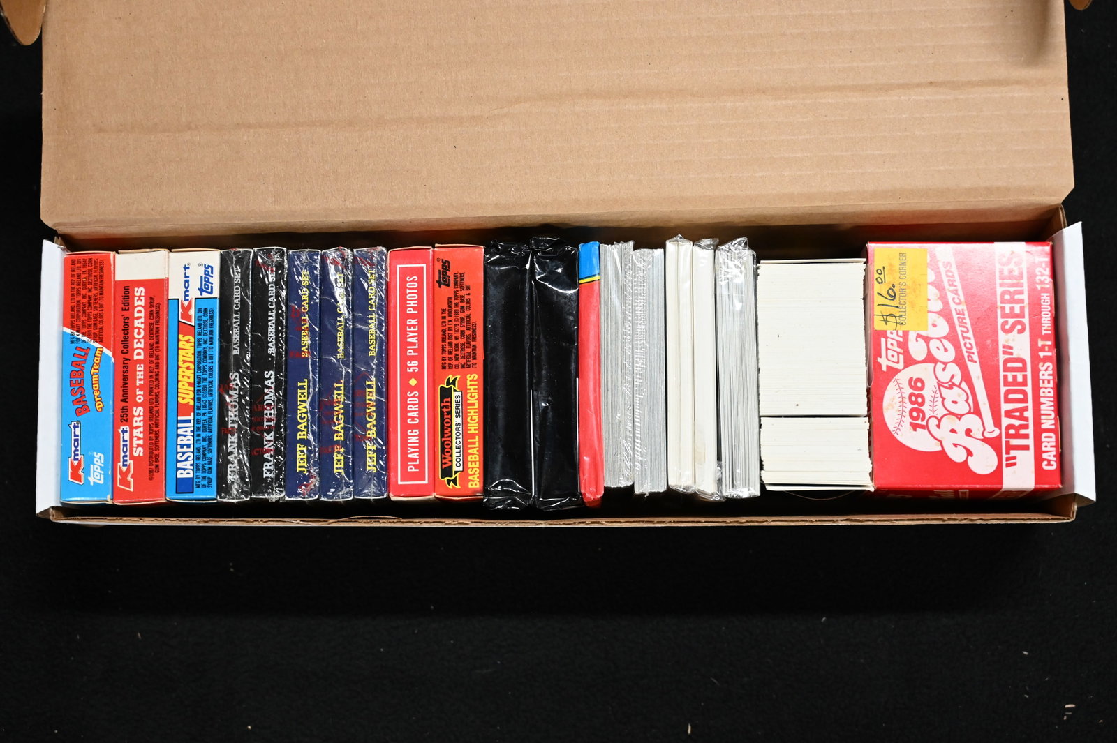 Group of 1980's & 1990's Baseball Card Sets and Packs.: Group of 1980's & 1990's Baseball Card Sets and Packs.