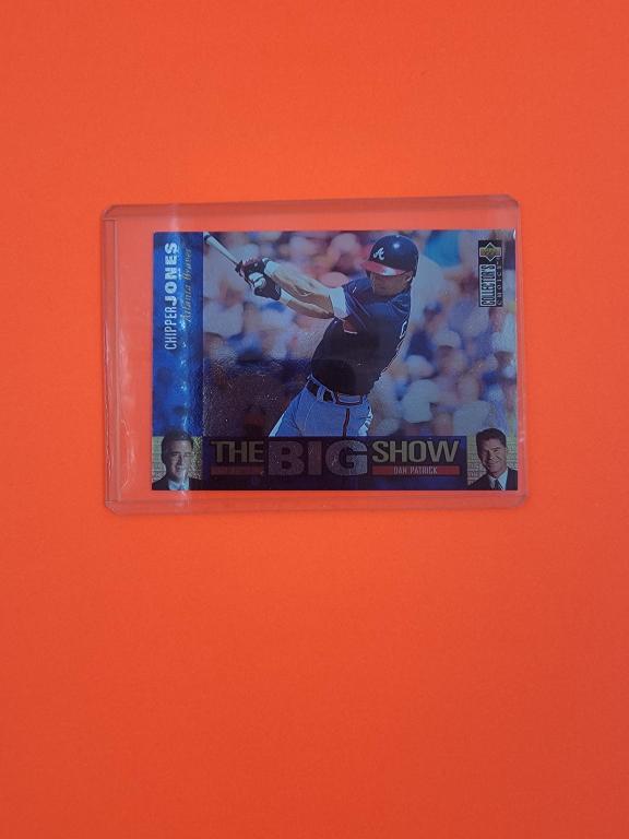 Chipper Jones, The Big Show 1997 CHIPPER JONES UD Collector's Choice The Big Show Insert Card . (1 of 2)