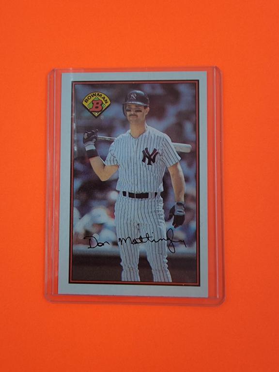 Don Mattingly Don Mattingly â€œDonnie Baseball" 1989 Bowman #176 Baseball Card. Excellent Condition (1 of 2)