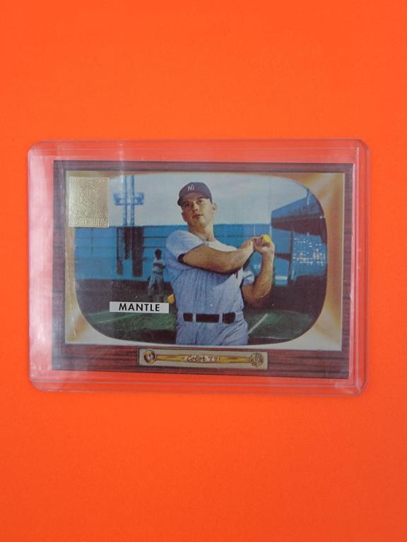 Mickey Mantle. 1955 Bowman #202 Mickey Mantle SGC A. EXCELLENT CONDITION (1 of 2)