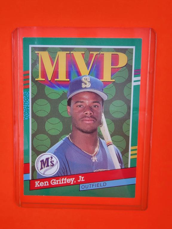 Ken Griffey Jr. "RARE" 1991 Ken Griffey Jr. Leaf MVP Error Card #392; Mint Condition! (1 of 2)