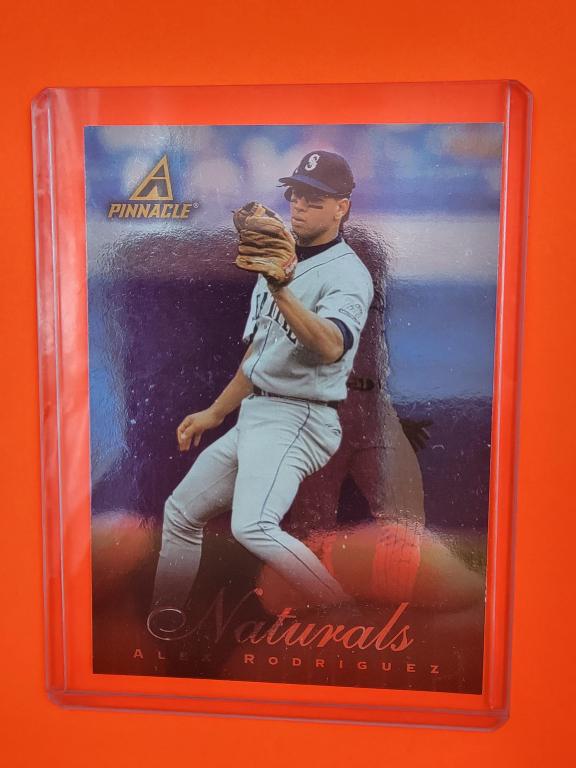 Alex Rodriguez. ALEX RODRIGUEZ 1998 Pinnacle FOIL NATURALS #184 Mariners. Ex Condition (1 of 2)