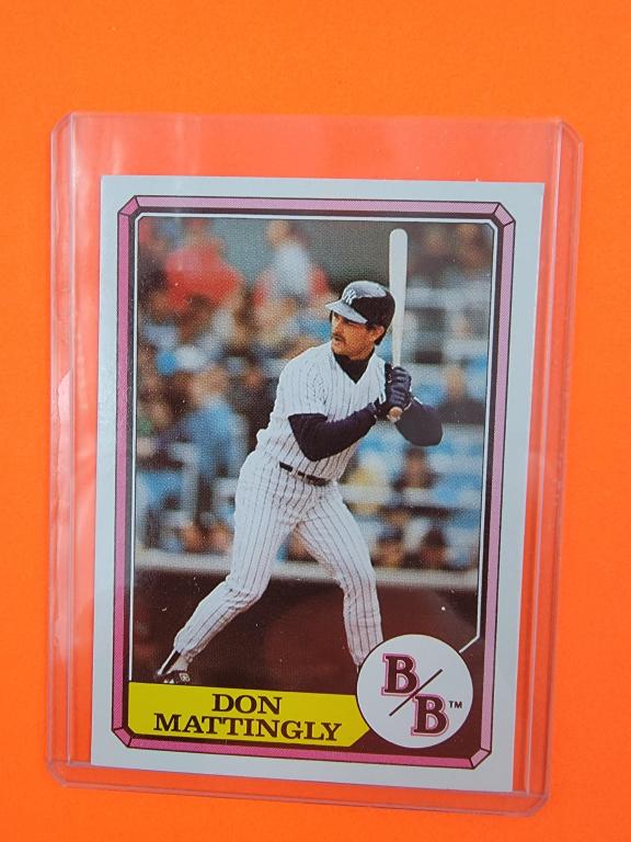 Don Mattingly.: 1987 Topps B/B Top Run Makers Don Mattingly New York Yankees #32. N/M