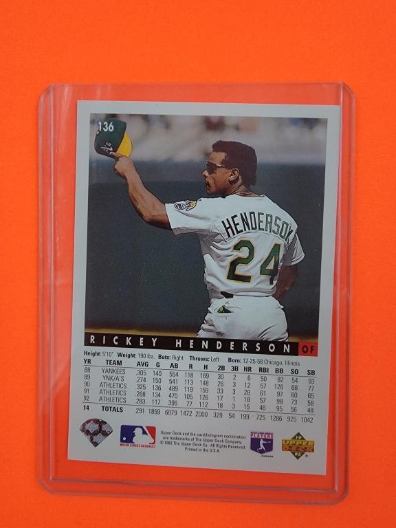 Rickey Henderson. - 2
