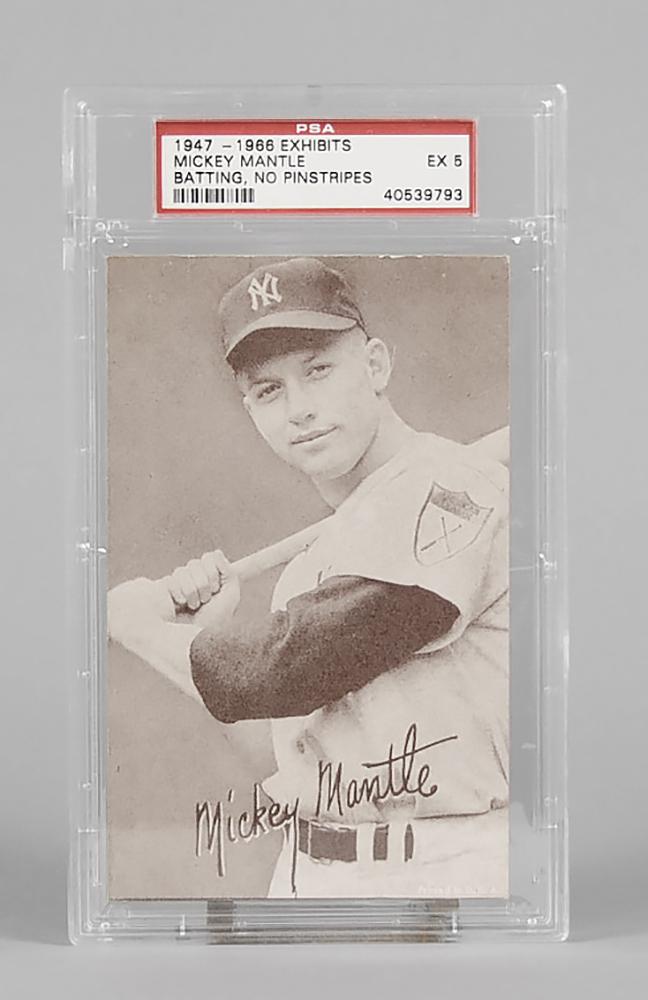 1947-1966 Exhibits Mickey Mantle Card (1 of 2)