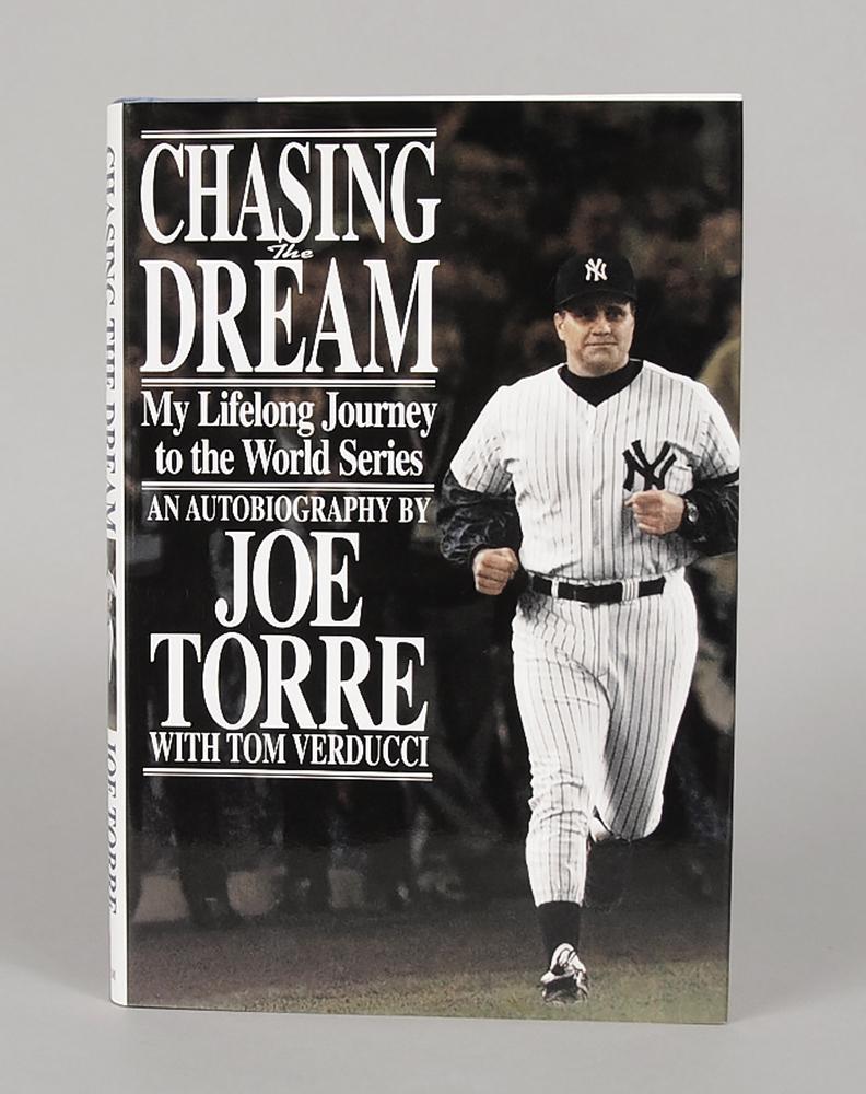 Signed Chasing The Dream Autobiography by Joe Torre (1 of 2)