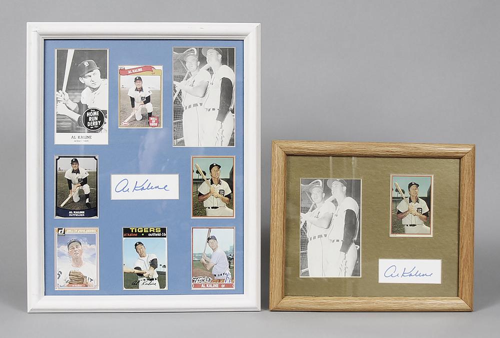 Al Kaline Detroit Tigers Signed and Framed Memorablilia (1 of 4)