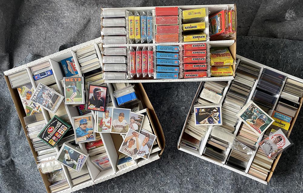 Three Monster Boxes Assorted Baseball Trading Cards (1 of 2)