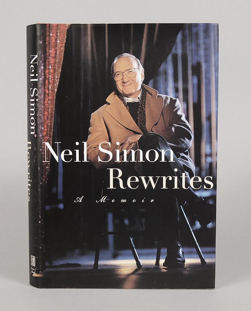 Signed Neil Simon Rewrites A Memoir Hardcover (1 of 2)