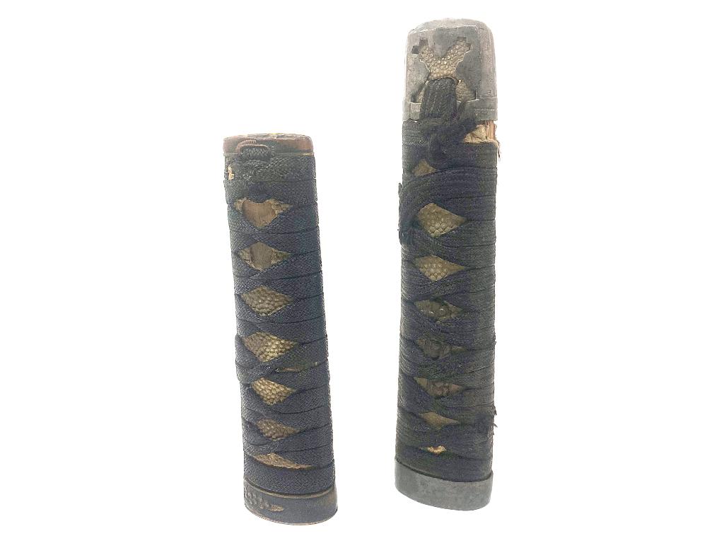 Two Japanese Samurai Sword Handles (Tsuka) (1 of 10)