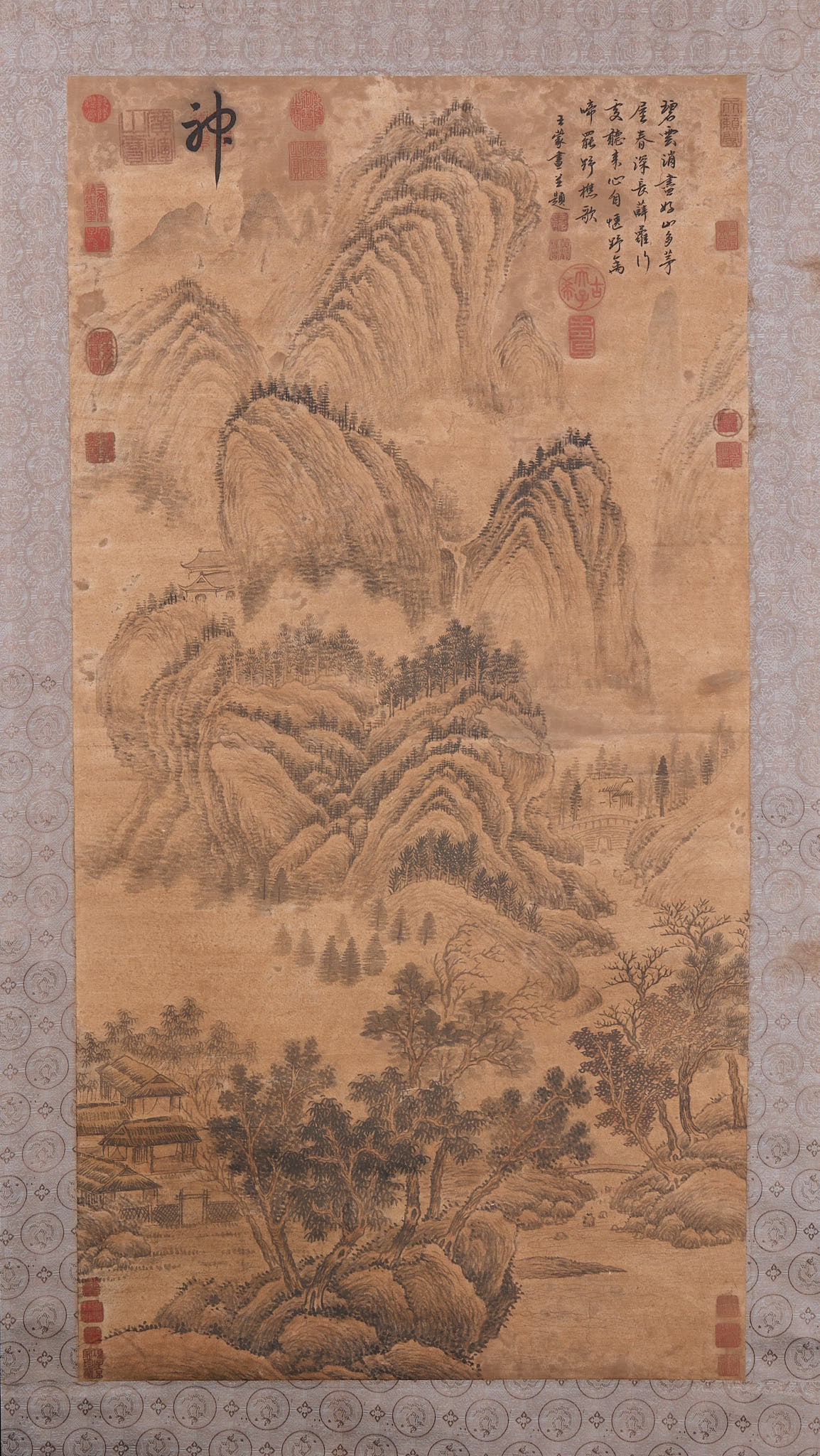 Wang Meng, Landscape, Hanging Scroll: Wang Meng, Landscape, Hanging ScrollLength: 128cm, width: 66cm