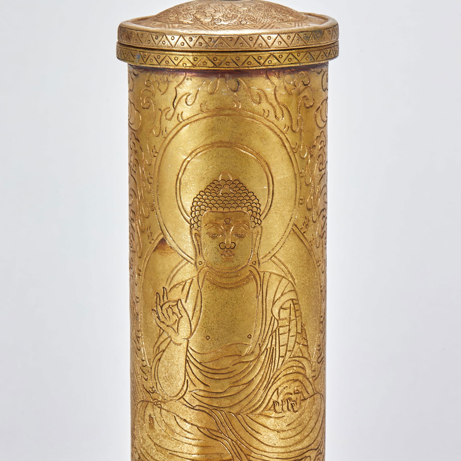 Gilt-Bronze Buddhist Scriptures - 4