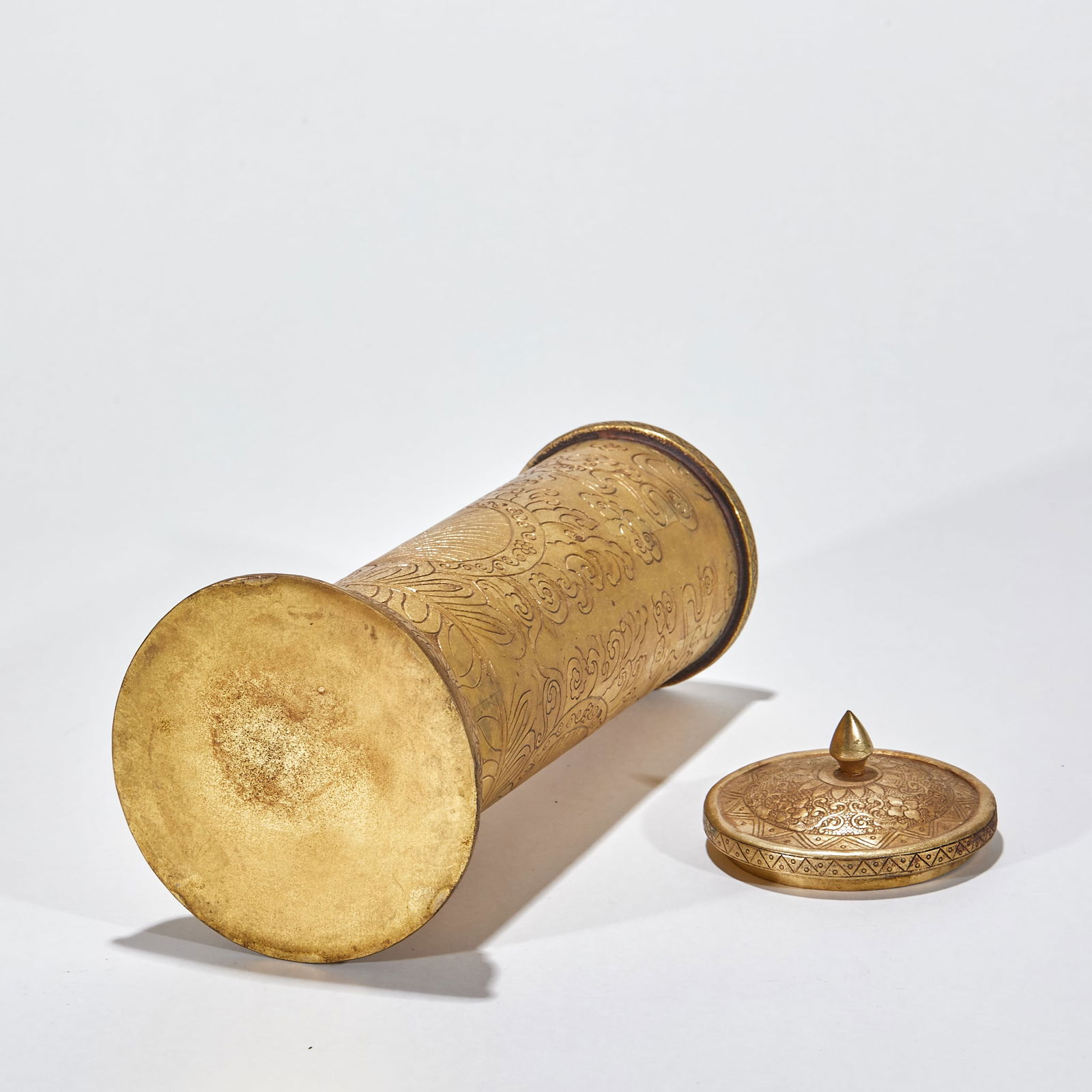 Gilt-Bronze Buddhist Scriptures - 7