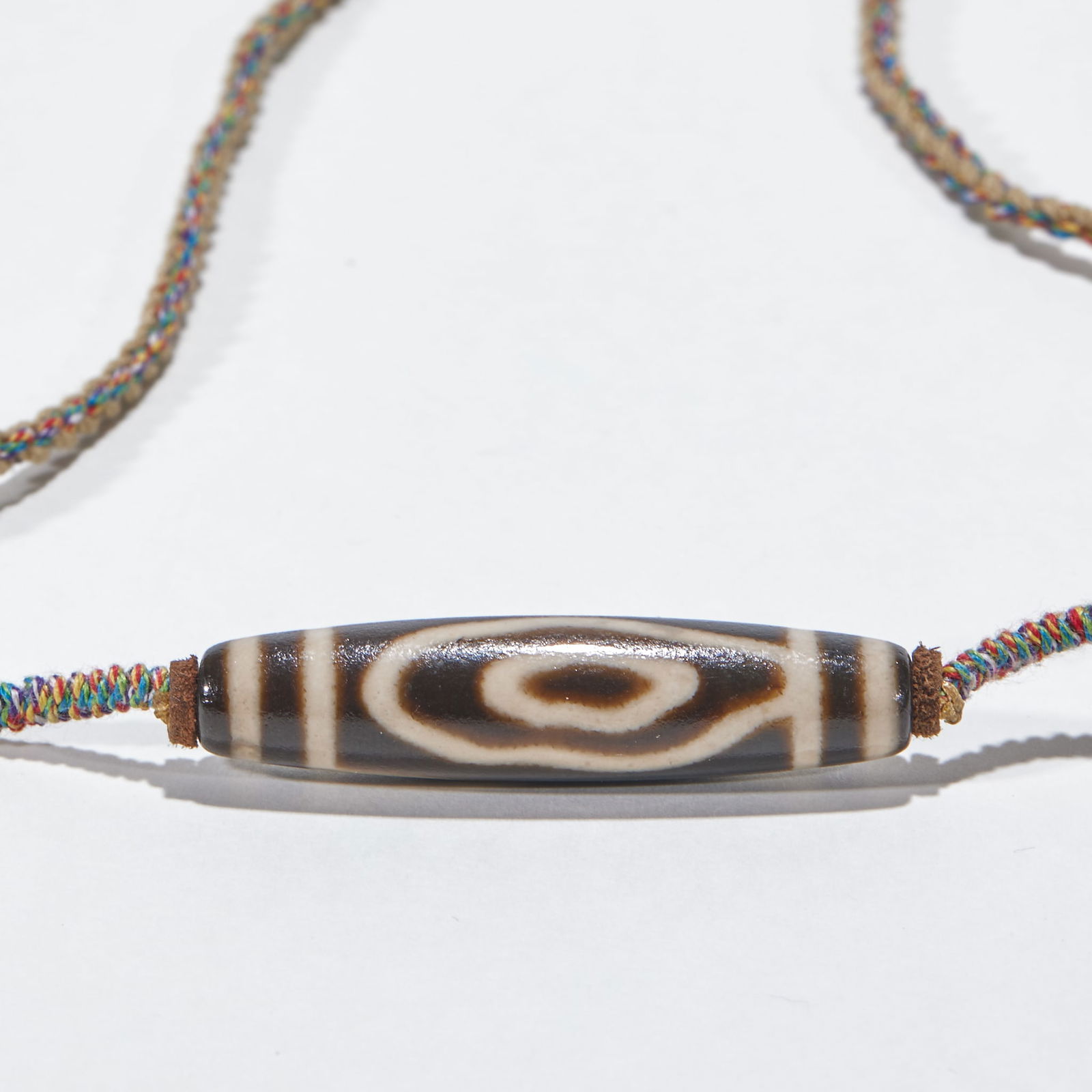 Three-Eyed Agate Dzi Bead (1 of 5)
