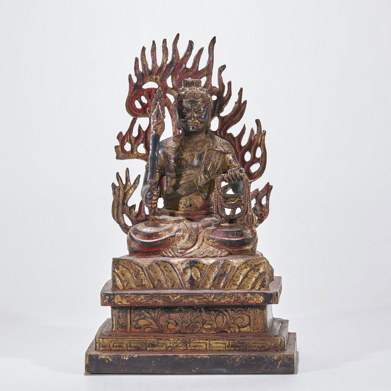 Gilt Bronze Statue of Acalanatha (Immovable Wisdom King) (1 of 10)