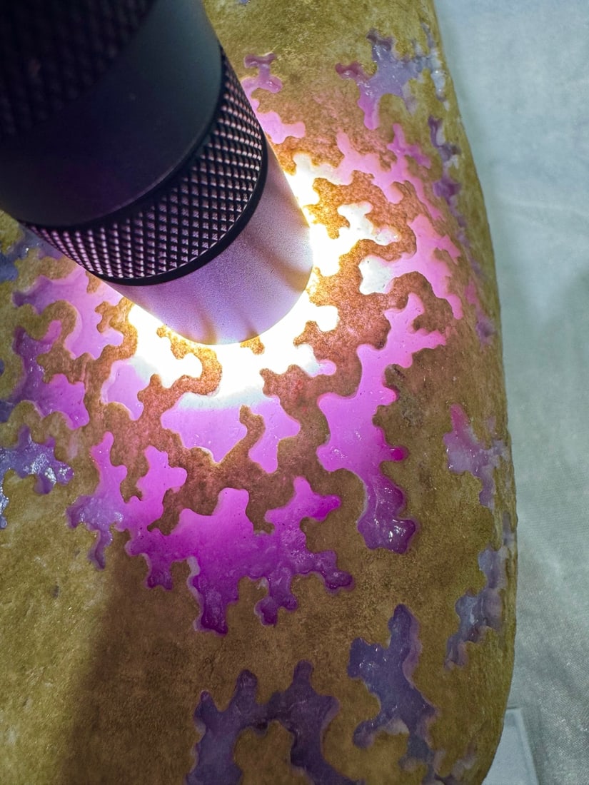 Violet Jadeite Rough Stone - 4