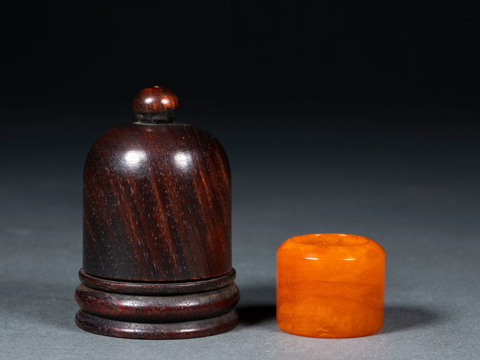 Amber Thumb Ring - 2