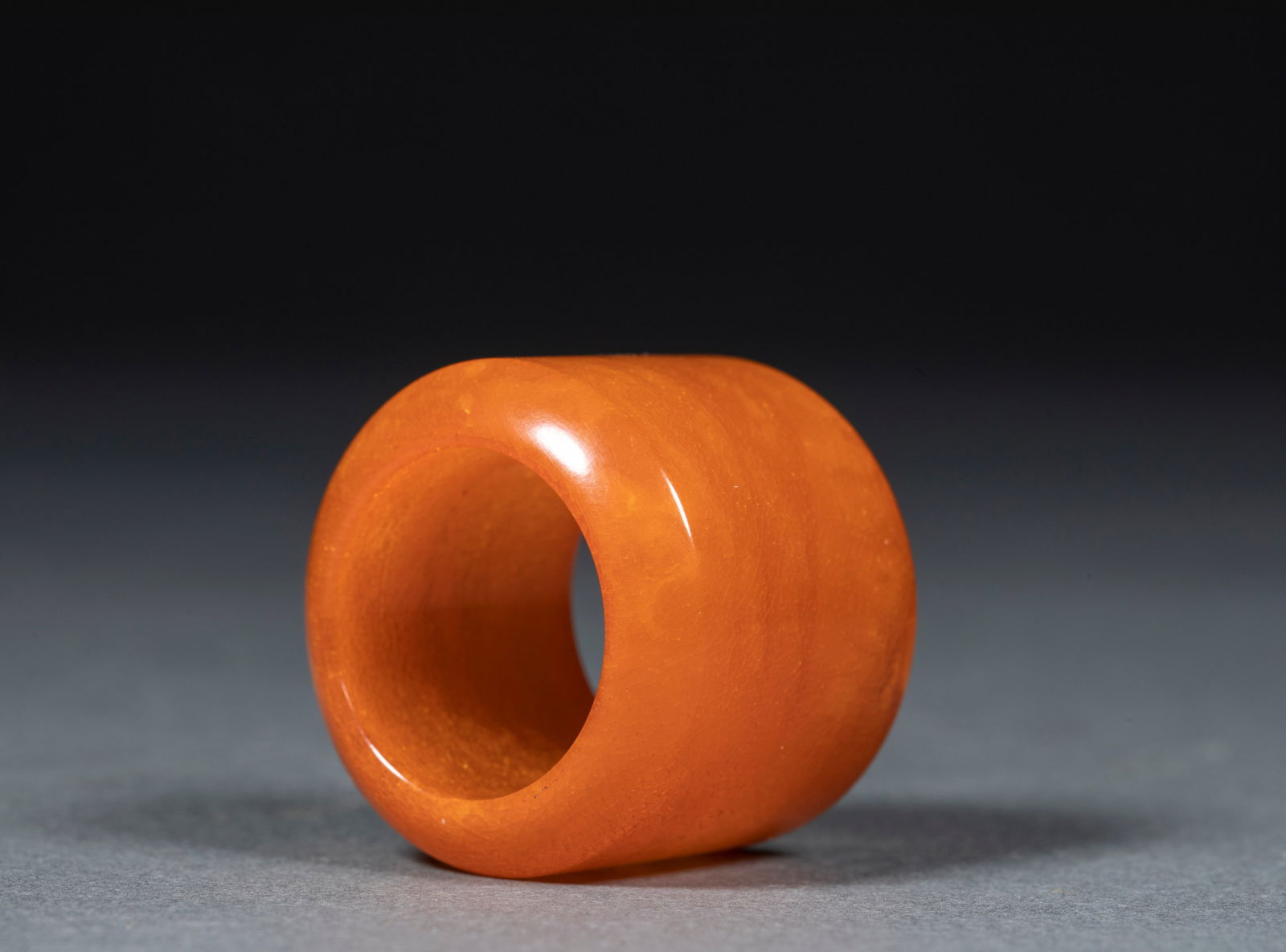 Amber Thumb Ring - 6