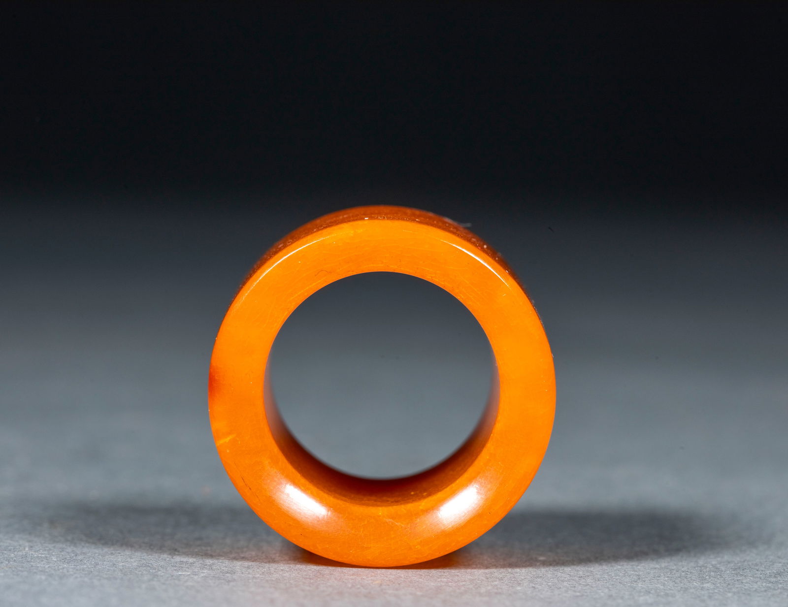 Amber Thumb Ring - 7