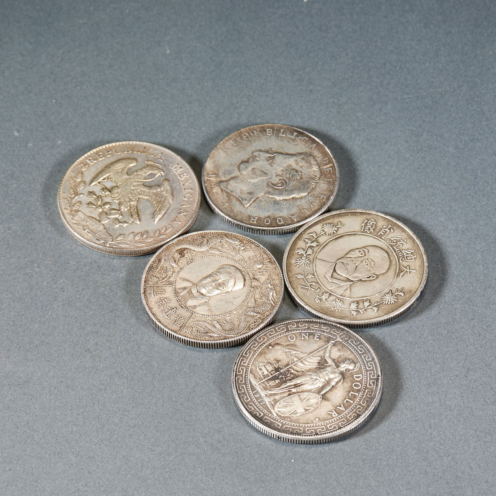 Set of Five Silver Dollars 04 (1 of 3)