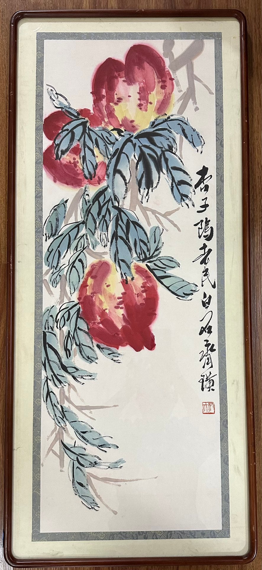 Qi Baishi, Longevity Picture Framed Masterpiece (1 of 9)
