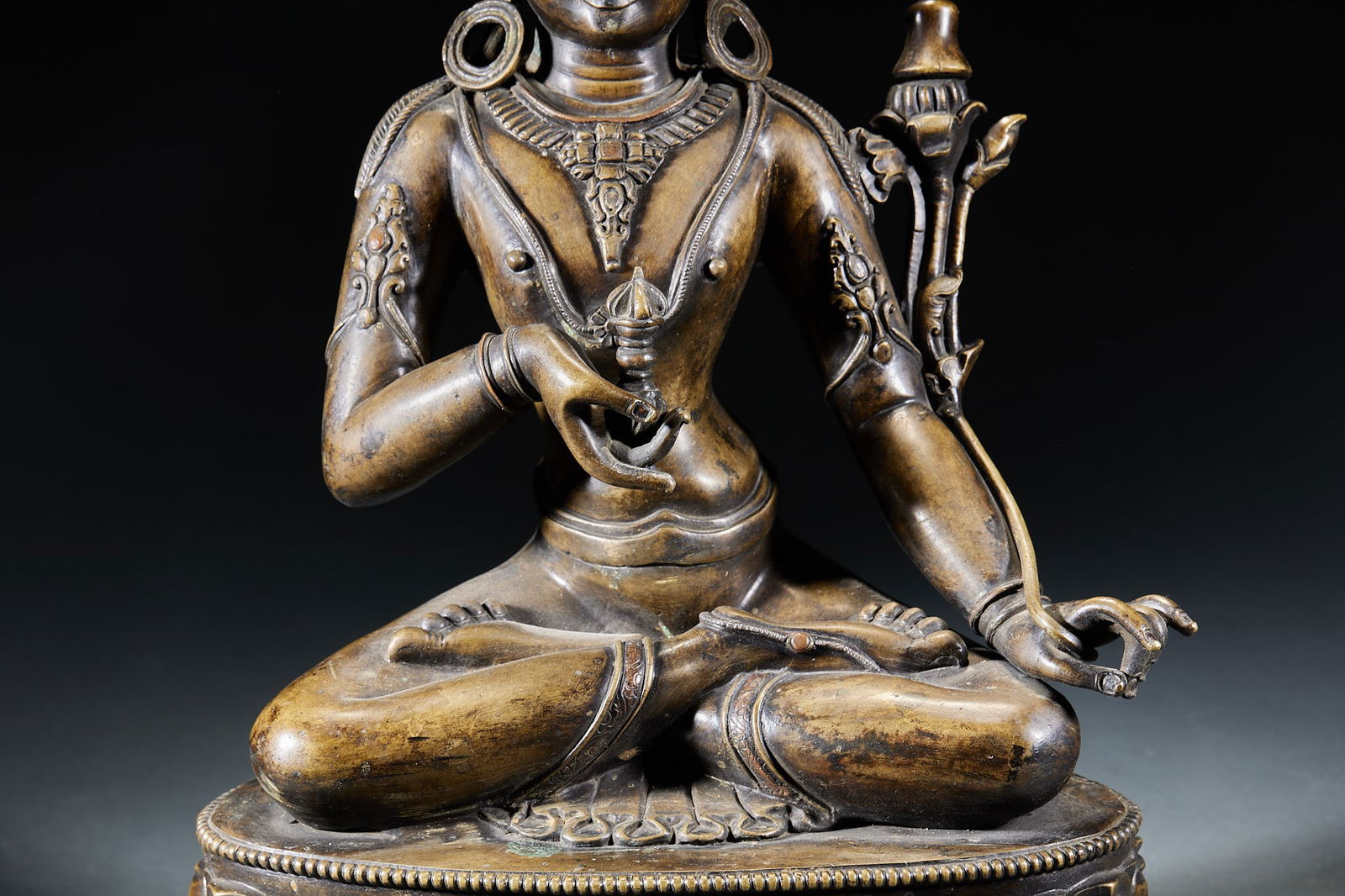 Vajrasattva Buddha statue, alloy bronze - 3