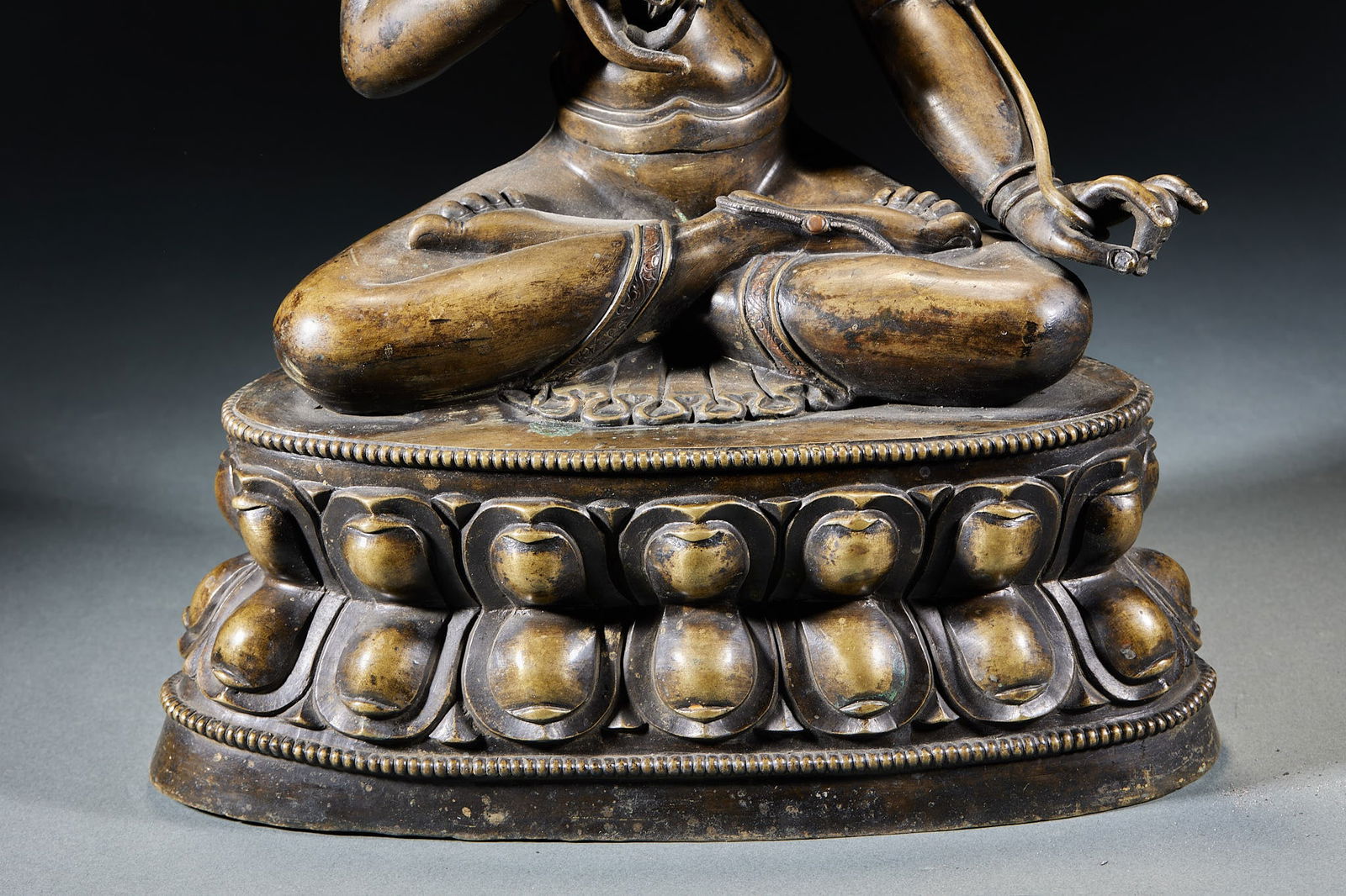 Vajrasattva Buddha statue, alloy bronze - 4